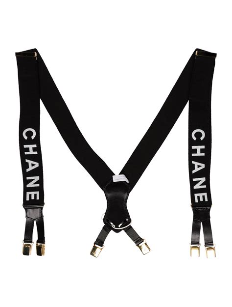 chanel vintage suspenders